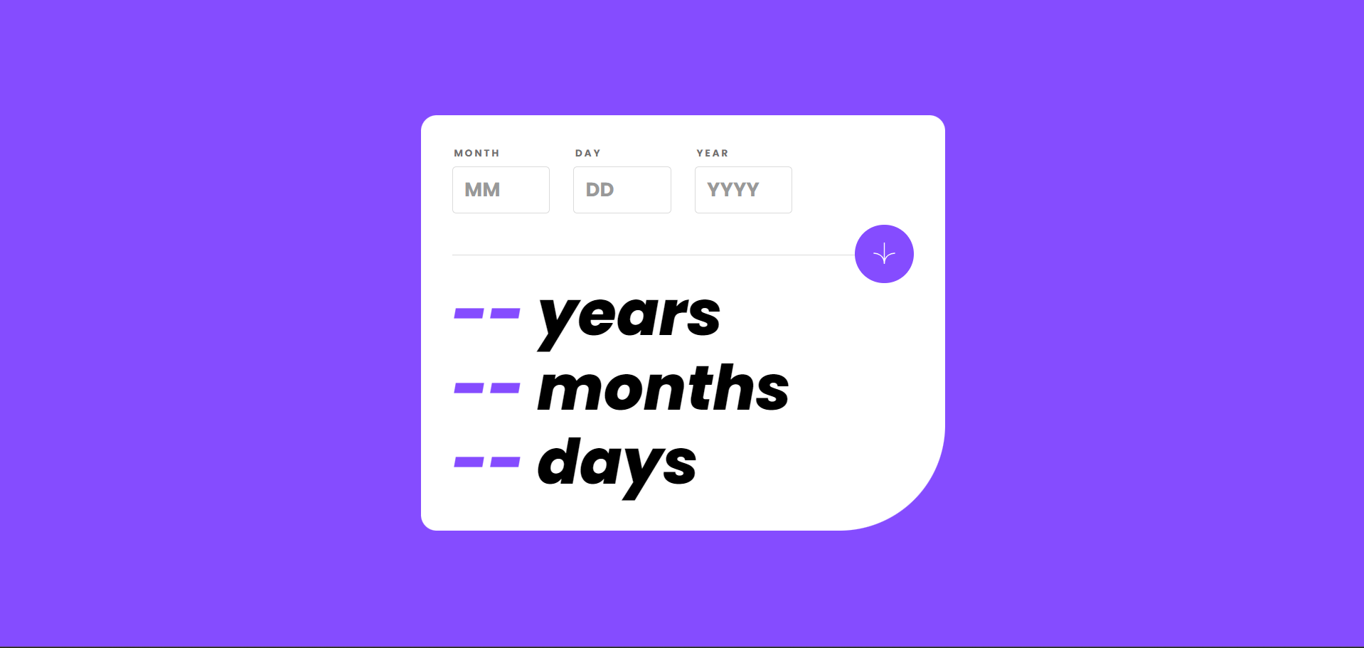 Age Calculator